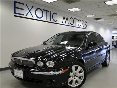 2006 jaguar x-type 3.0 awd!! blk/blk moonroof pdc alloys cd-player 29k-miles!!