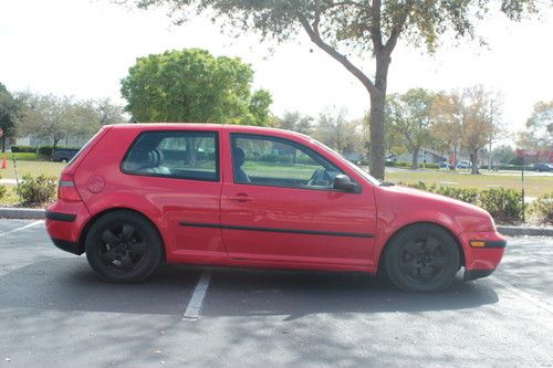 2000 volkswagen golf gti glx vr6 leather sunroof cold a/c hatchback 2-door 2.8l