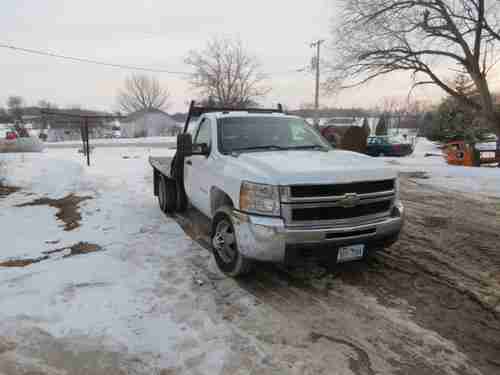 2009 Chevrolet 3500 Silverado flat bed dually duramax diesel 4x4 allison tranny, US $14,500.00, image 4
