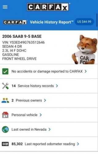 2006 saab 9-5