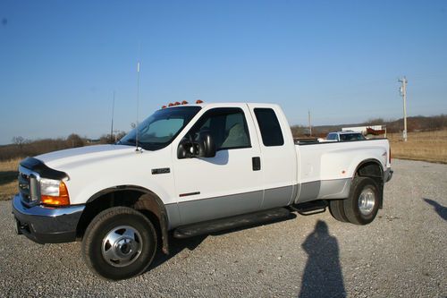 1999 ford f-350 dually 4x4 diesel super cab 7.3l powerstroke no reserve! clean!!