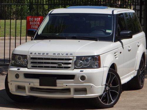 08 range rover sport hse~luxury~body kit~rear tv~22" wheels~custom look~serviced