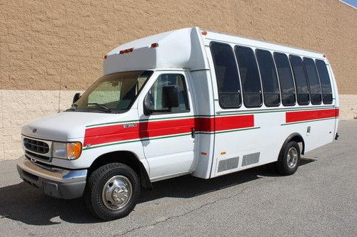 1998 ford e-350 econoline xl cutaway van 2-door 6.8l assistance bus wheelchair