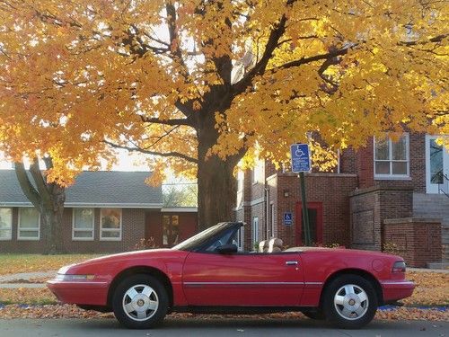 1990 red and tan reatta convertible 1 of 2100