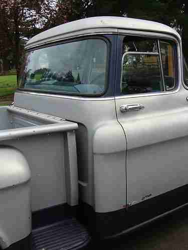 1955 Chevrolet, 327 small block, step side, big window, pickup truck, image 4