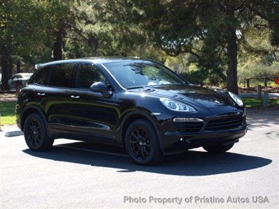 2013 porsche cayenne diesel black/black 5300 miles navigation rear camera