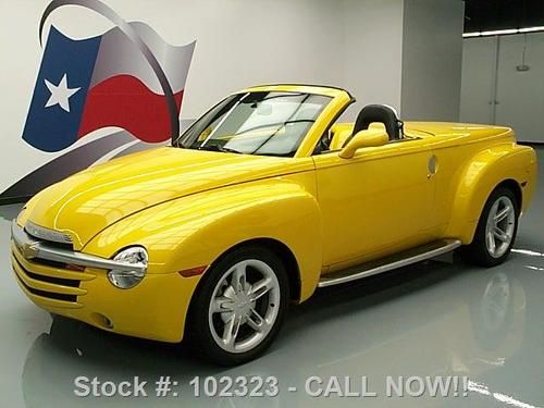 2003 chevy ssr reg cab convertible htd leather 36k mi! texas direct auto