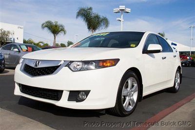 Acura tsx 4dr sdn i4 auto tech pkg low miles sedan automatic gasoline 2.4l i4 16