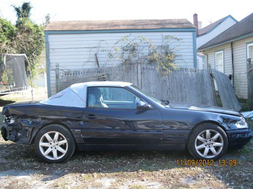 1999 mercedes benz sl500 for whole car for parts blue convertible