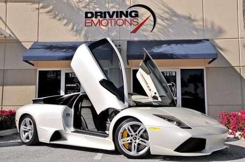 2008 lamborghini murcielago lp640! balloon white! rare!