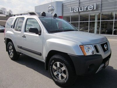 2011 nissan xterra pro 4x low miles 4x4 tow hitch leather off road lights