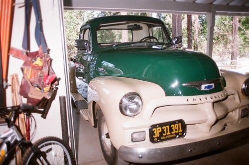 1954 chevy 3 window pick up restored. good driver.solid
