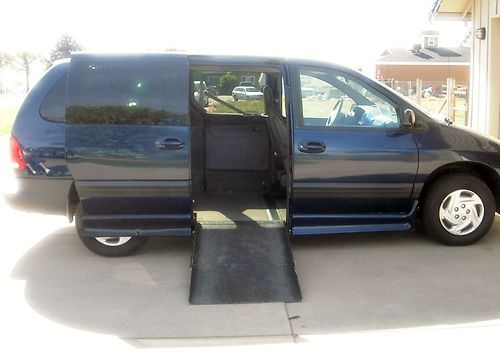 2000 grand caravan wheelchair van braun entervan side entry quad equiped 57k mi