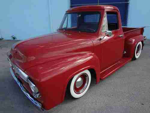 53 Ford F100 classic resto custom hot rod shop truck not rat rod, image 3
