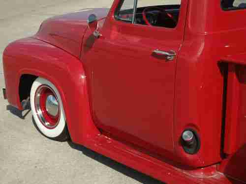 53 Ford F100 classic resto custom hot rod shop truck not rat rod, image 11