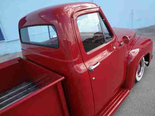53 Ford F100 classic resto custom hot rod shop truck not rat rod, image 13