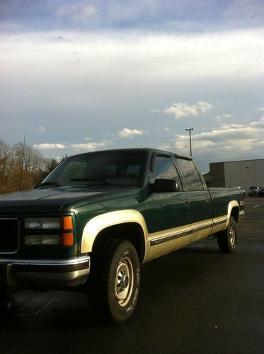 2000 gmc 3500 sierra sl crew cab diesel 4x4 automatic