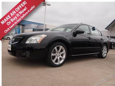 08 3.5 se cd power dual ac rear air keyless black panoramic moonroof one owner