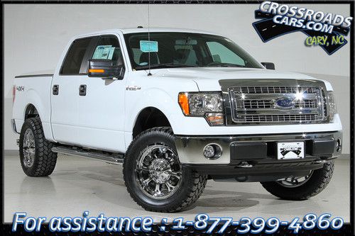 13 f-150 xlt supercrew pro-comp 20" fuel rims leveling kit tailgate step 4wd