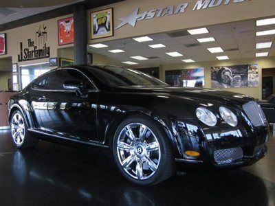 2005 bentley continental gt coupe black navigation black interior