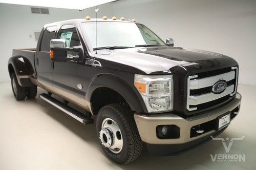 2013 drw king ranch crew 4x4 fx4 navigation sunroof leather heated diesel