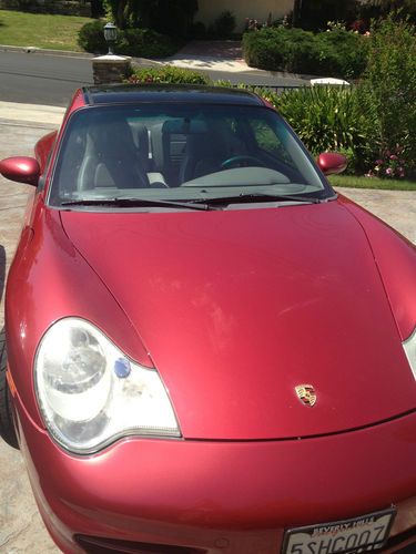 2003 porche targa, low mileage, coupe, desert red, mint condition