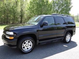 Chevrolet : 2005 tahoe z71 4x4 tv/dvd sunroof quads 3rd row 82k miles best color