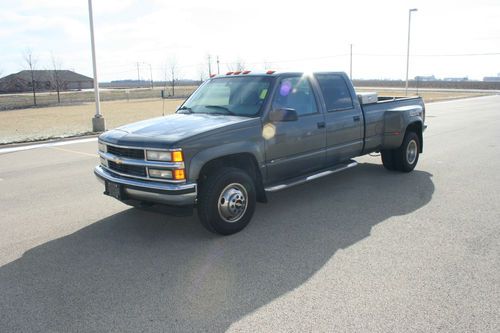 1999 chevrolet silverado 3500 dually 4wd big block c/k 3500 one owner clean!!!!