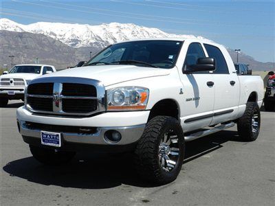 Mega cab slt laramie 4x4 5.9 cummins diesel custom new lift wheels tires