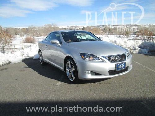 2012 lexus is250 c convertible 2-door 2.5l