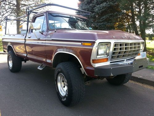 1978 ford f-250 ranger 4x4 highboy 72k actual miles