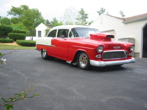 Super nice 55 pro street chevy