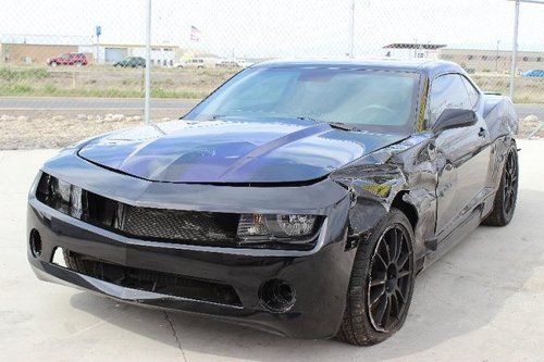 2010 chevrolet camaro ss coupe damaged rebuilder only 31k miles runs! loaded!!