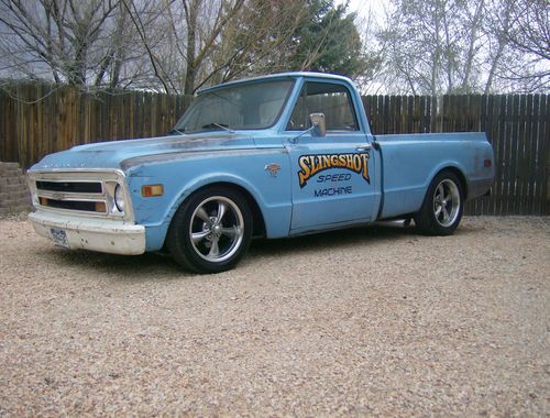 1968 68 chevy c-10 2wd bb short bed shop truck street hot rat rod patina