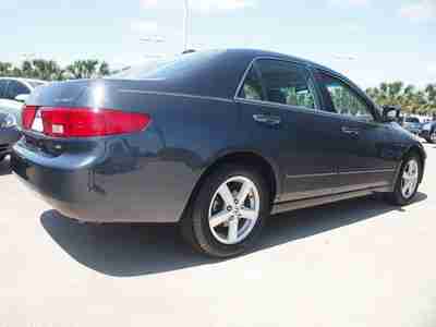 05 Blue EX Leather Manual 2.4L 4cyl Moonroof Satellite Radio Dual AC Multi CD, image 9