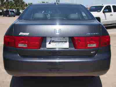 05 Blue EX Leather Manual 2.4L 4cyl Moonroof Satellite Radio Dual AC Multi CD, image 10