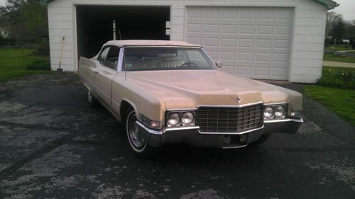 1969 cadillac deville base convertible 2-door 7.7l