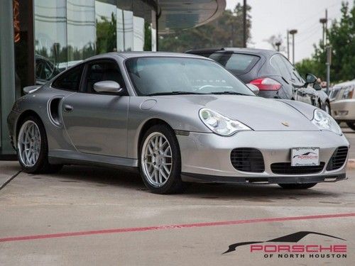 2003 porsche 911 turbo auto arctic silver metallic aluminum pkg