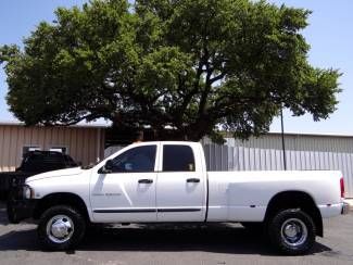 2004 white slt 5.9l i6 4x4 dually 6-speed manual  we finance we want your trade