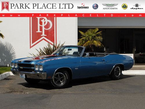 1970 chevrolet chevelle ss454 convertible 4-speed
