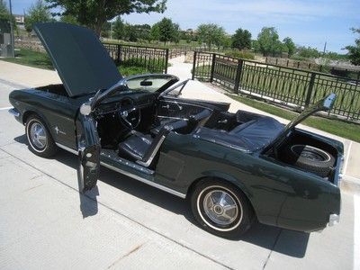 1965 ford mustang convertible 289 v8 auto c-code with powertop