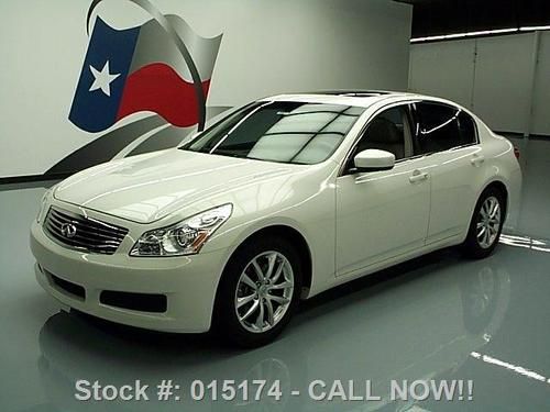 2009 infiniti g37 journey auto sunroof nav rear cam 36k texas direct auto