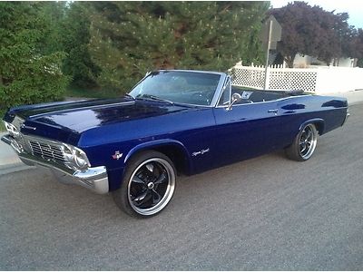 Wow 1965 chevy impala ss convertible matching numbers 76985 miles rust free
