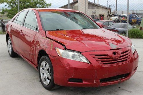 2007 toyota camry salvage repairable rebuilder good airbags runs!!!