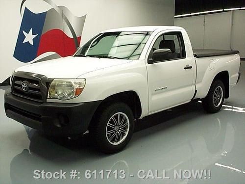 2009 toyota tacoma reg cab tonneau alloy wheels 62k mi texas direct auto