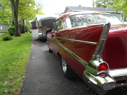 1957 CHEVY 2DR HARDTOP CHEVROLET 1955-1956 TRIFIVE HRDTP 2 DOOR, image 7