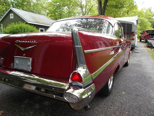 1957 CHEVY 2DR HARDTOP CHEVROLET 1955-1956 TRIFIVE HRDTP 2 DOOR, image 8