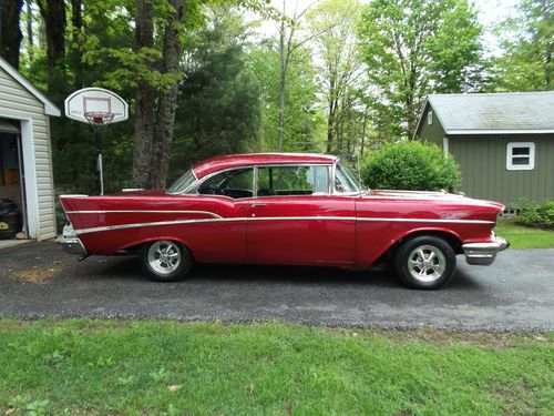 1957 CHEVY 2DR HARDTOP CHEVROLET 1955-1956 TRIFIVE HRDTP 2 DOOR, image 13