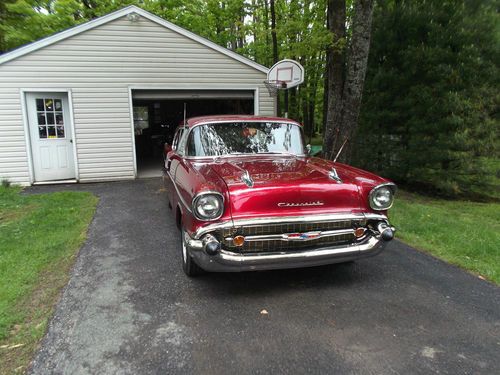 1957 CHEVY 2DR HARDTOP CHEVROLET 1955-1956 TRIFIVE HRDTP 2 DOOR, image 14