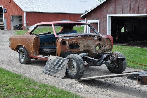 1967 chevrolet chevelle ss real "138" car roller needs restoration